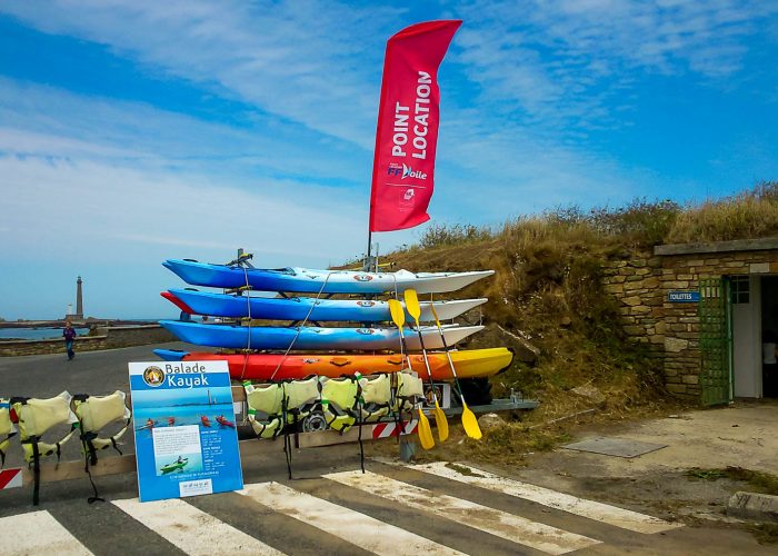 Locations de kayak et paddle à Kervenny à Lilia Plouguerneau